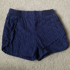 ❤4/$20 Cat and Jack Navy Blue Eyelet Shorts